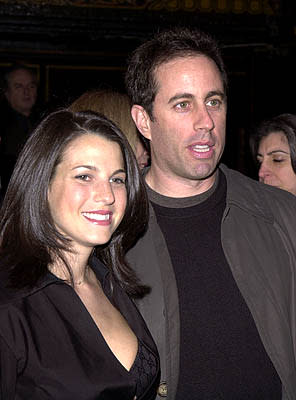 Jerry Seinfeld and his wife Jessica at the Hollywood premiere of Paramount's Down To Earth