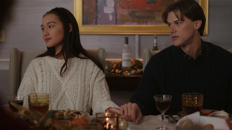 Lola Tung and Christopher Briney in season two