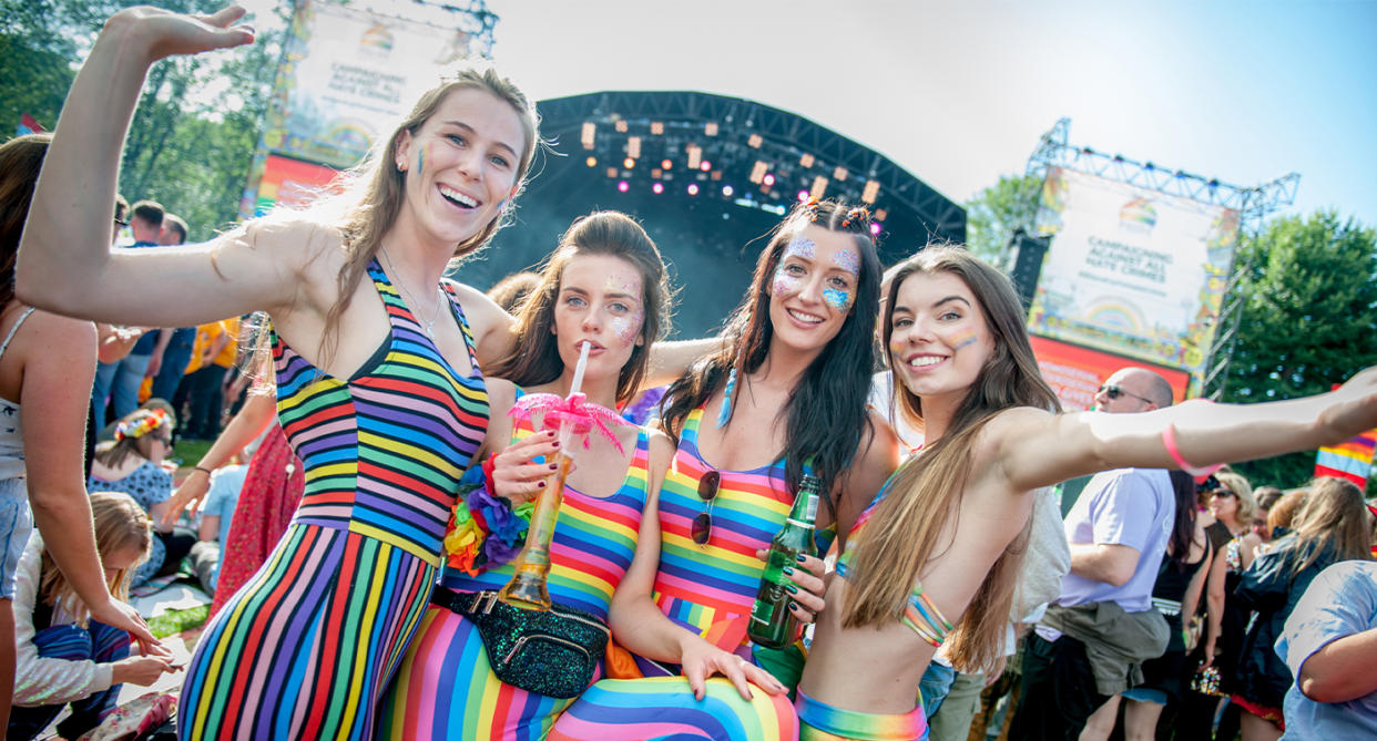 Festival-goers enjoy Brighton & Hove Pride festival. (Image: Brighton Pride)