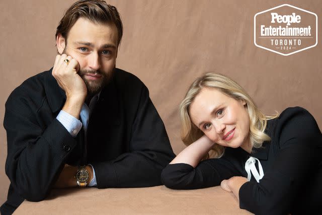 <p>Ben Trivett/Shutterstock</p> Douglas Booth and Alison Pill