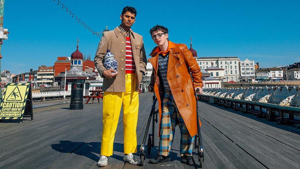 (L-R) Antonio Aakeel as Omar and Jack Carroll as Pete in Eaten by Lions