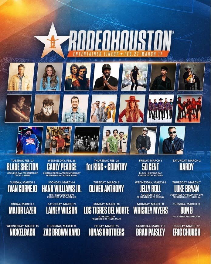 2024 Houston Livestock Show and Rodeo Entertainment tickets go on sale