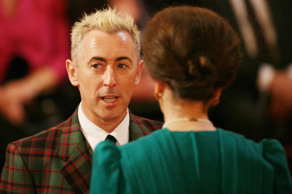 Alan Cumming is made an OBE by the Princess Royal for services to film, theatre, the arts and to activism for equal rights for the gay and lesbian community, inside Buckingham Palace in central London