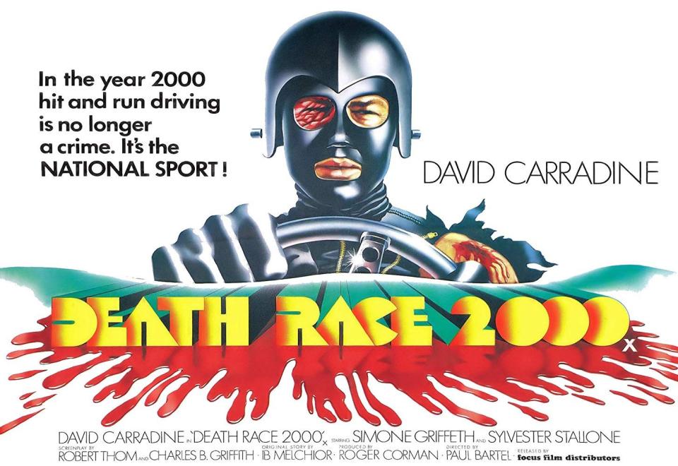 David Frankenstein's Frankenstein in an original poster for Death Race 2000