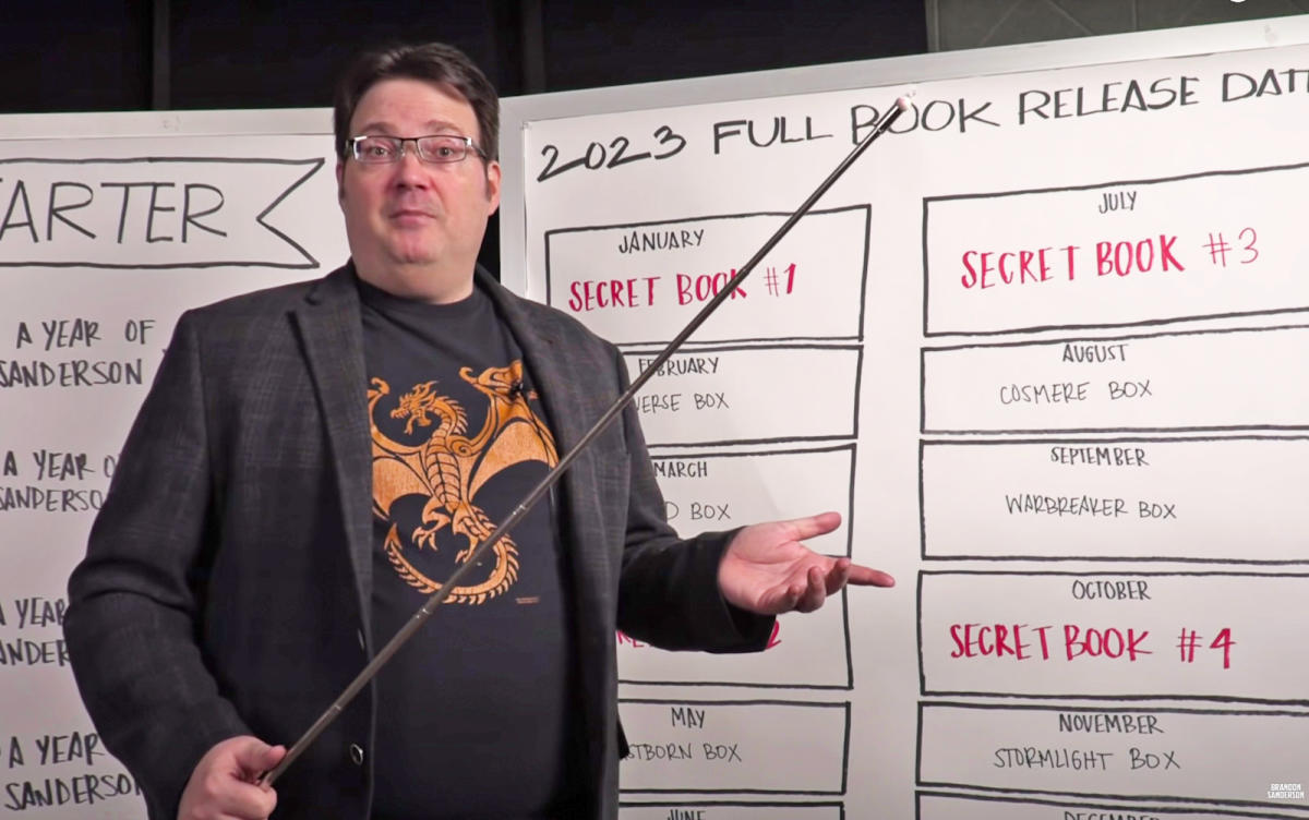 Brandon Sanderson COMPLETE secret project #1 #2 #3 #4 Kickstarter