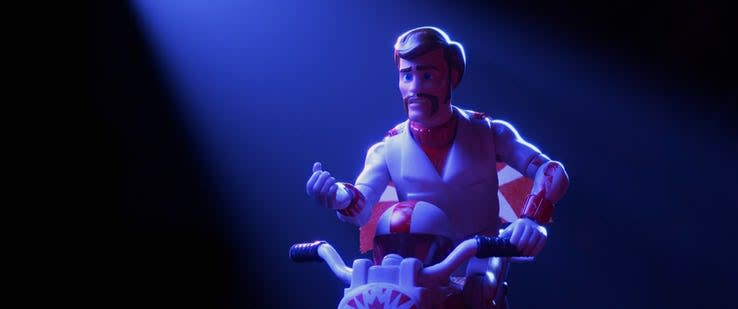 Keanu Reeves as Duke Caboom, Canada’s greatest stuntman, in “Toy Story 4.”