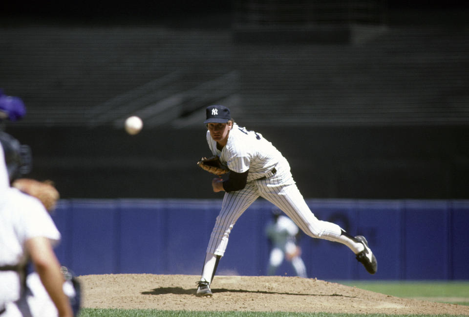 Steve Trout曾效力紐約洋基。(Photo by Focus on Sport/Getty Images)