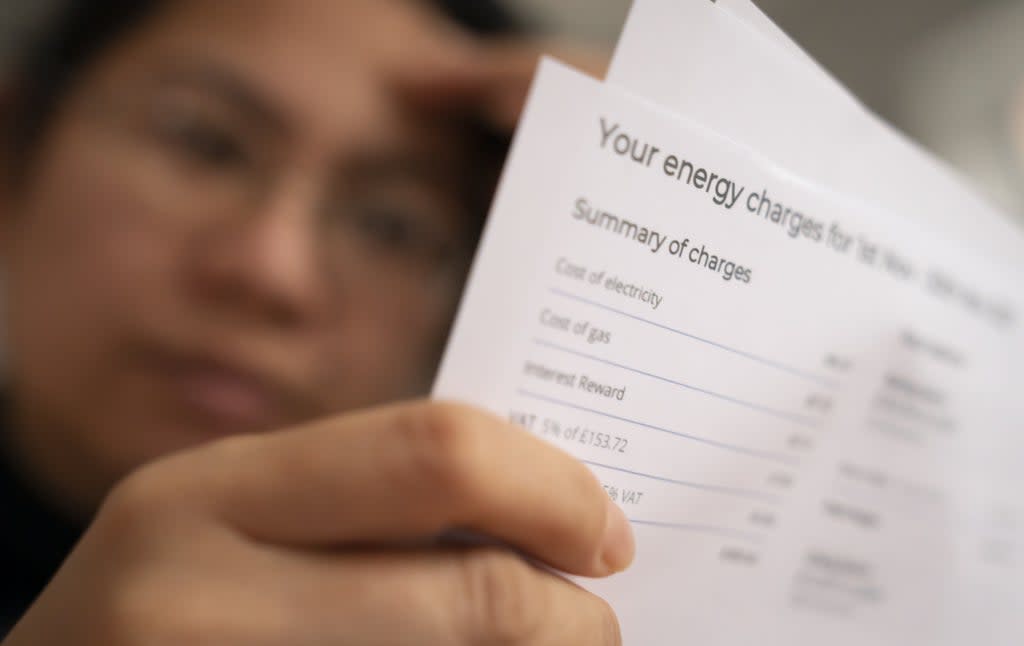 Energy bills are set to soar for millions in April (Danny Lawson/PA) (PA Wire)