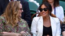<p> Ever said something you immediately regretted? Of course. Had that moment caught on camera for the world to see? Not so likely. </p> <p> Unfortunately for Meghan Markle, the Duchess was caught grimacing as she chatted with a friend at Wimbledon. Whether she'd said something she shouldn't have or was reacting to something she clearly wasn't a fan of, it's a memorable moment of a royal caught unaware. </p>