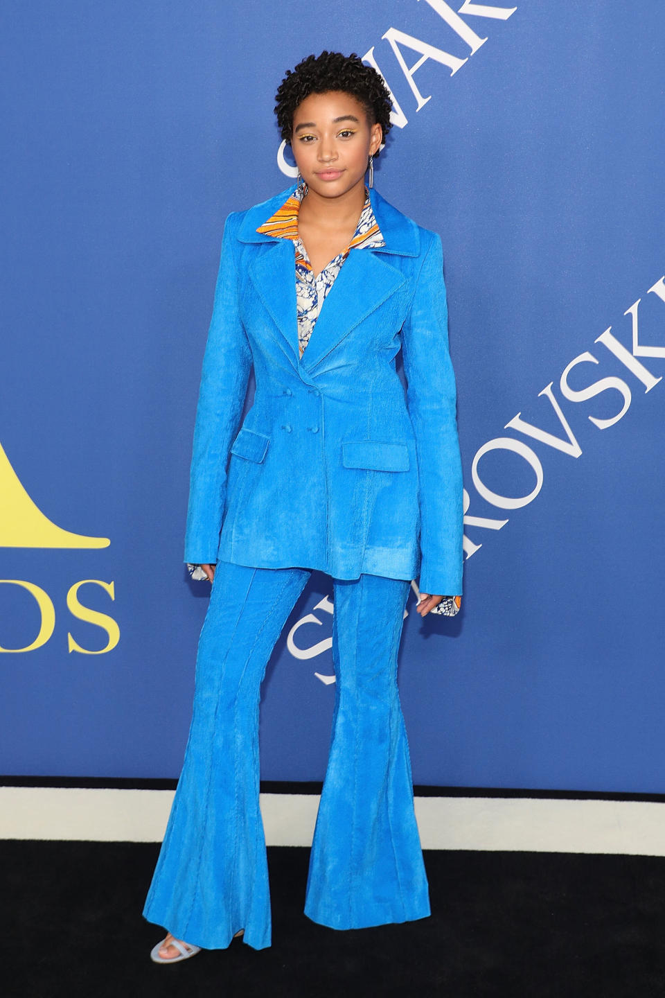 Amandla Stenberg at the CFDA Awards in Brooklyn on June 4, 2018. (Photo: Taylor Hill via Getty Images)