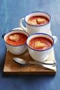 <p>These cozy cups of soup will warm both hearts and <span class="redactor-invisible-space">souls. </span>To make the Cupid croutons, use a heart-shaped cookie cutter on bread, then toast — that's it! </p><p>Get the <strong><a href="https://www.goodhousekeeping.com/food-recipes/easy/a36637/tomato-soup/" rel="nofollow noopener" target="_blank" data-ylk="slk:Tomato Soup with Cupid Croutons recipe;elm:context_link;itc:0;sec:content-canvas" class="link ">Tomato Soup with Cupid Croutons recipe</a></strong>. </p>