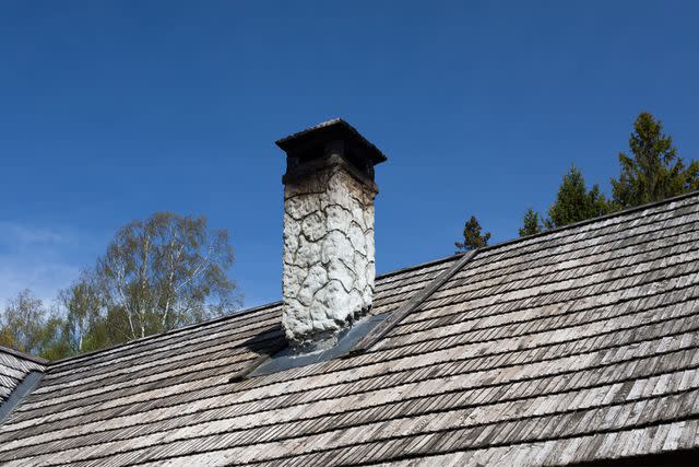 <p>Getty</p> Stock image of a chimney