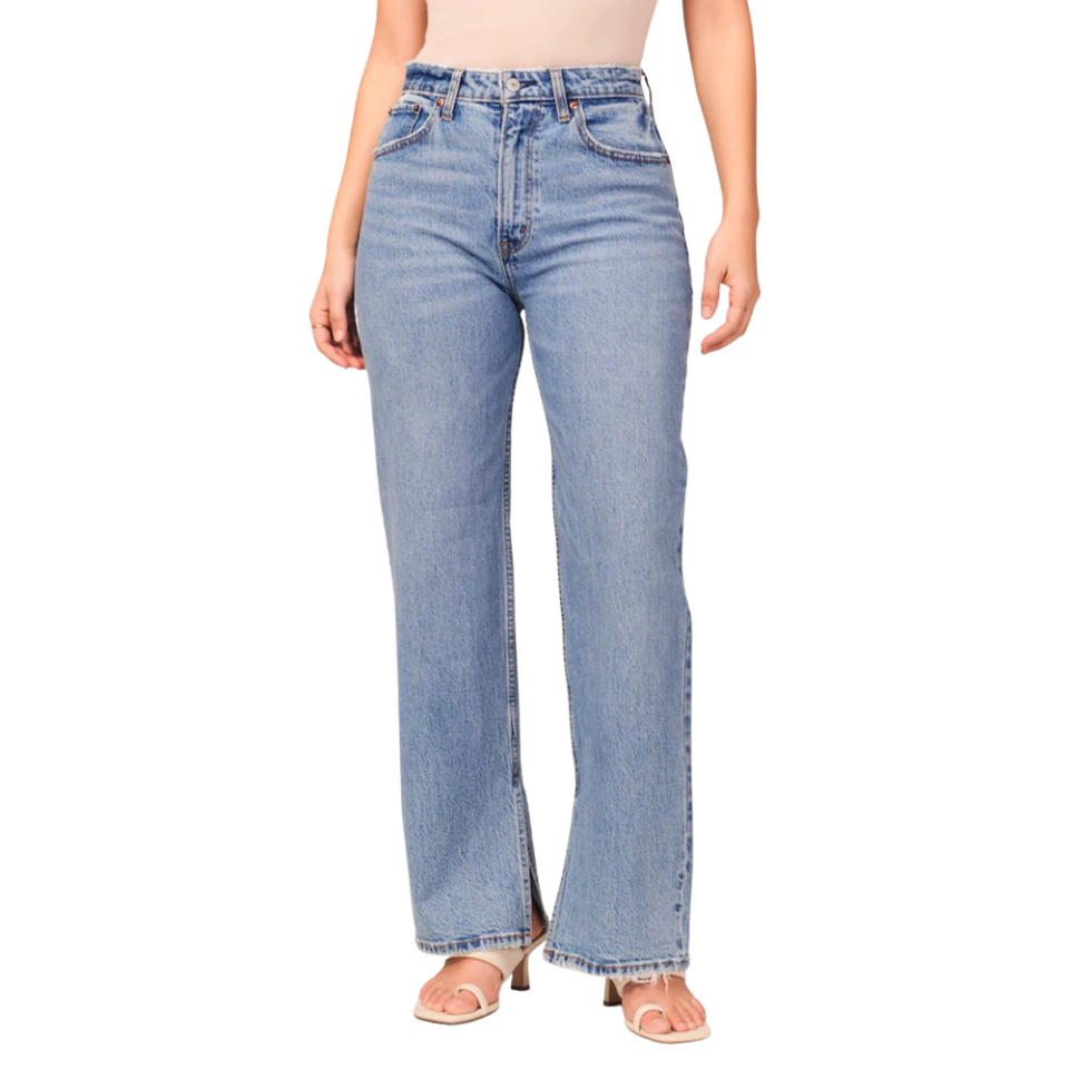 Abercrombie Curve Love Relaxed ‘90s Jeans 