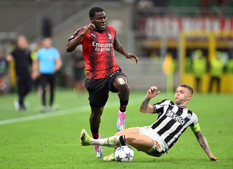 Champions League - Group F - AC Milan v Newcastle United