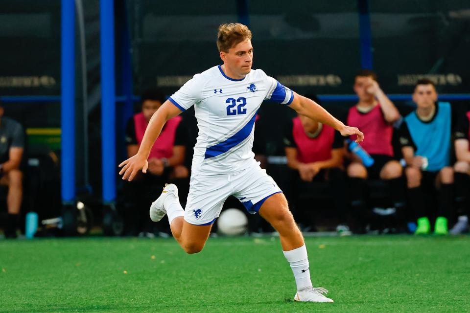 Holmdel's Mark Walier playing for Seton Hall soccer