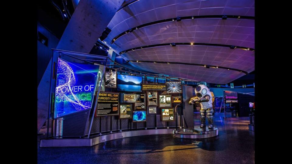 The Power of Science is one of the sensory-friendly exhibits at Frost Science. The museum makes adjustments to light and sound during special hours. 