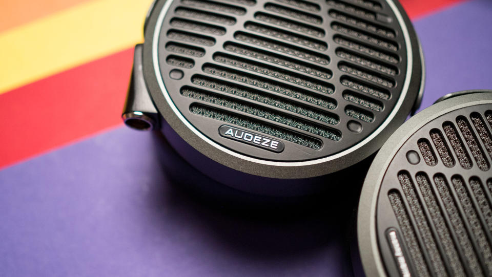 Audeze logo on the grille of MM-500
