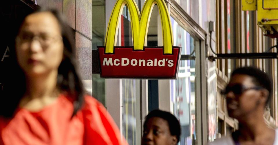 McDonald’s is seeing weak consumer confidence. Brendan McDermid | Reuters