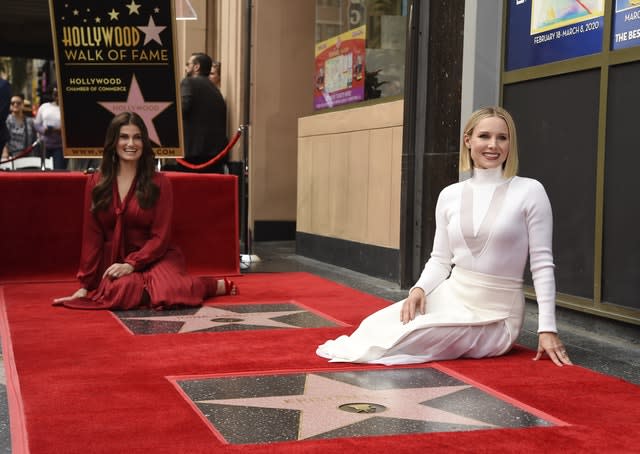 Kristen Bell and Idina Menzel Honored with Stars on the Hollywood Walk of Fame