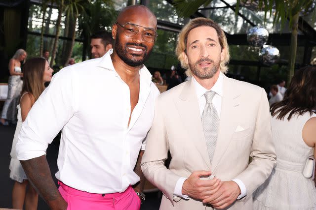 <p>Courtesy of BFA</p> Tyson Beckford and Adrien Brody