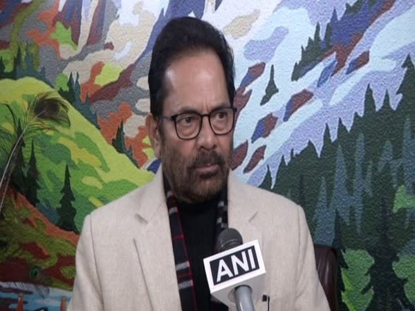 Union minorities affairs minister Mukhtar Abbas Naqvi