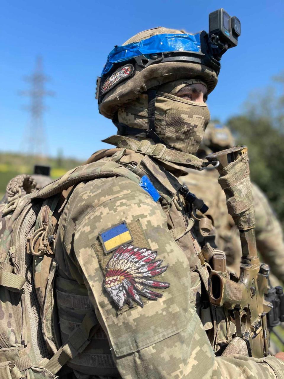 Austin Lathlin-Bercier worked with the Bravo Company, 1st Battalion of the International Legion of Defense of Ukraine. 