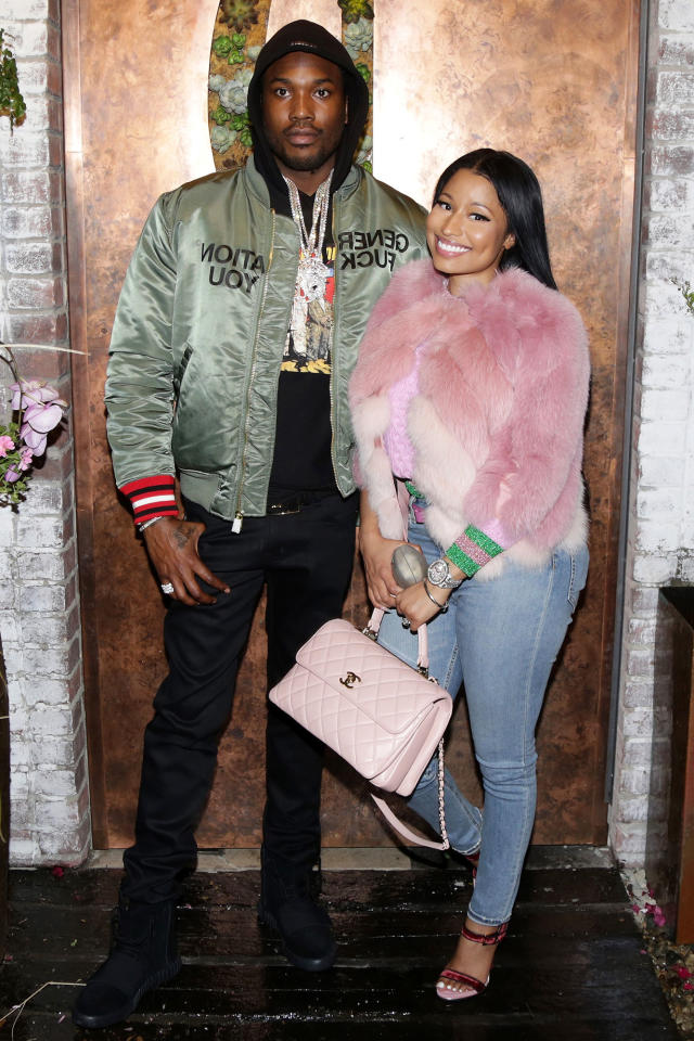 Nicki Minaj and Meek Mill made a cute looking couple at the