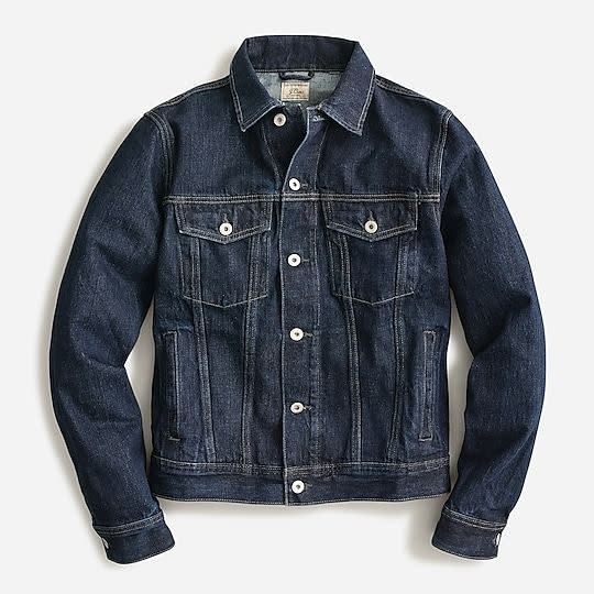 Rigid denim jacket