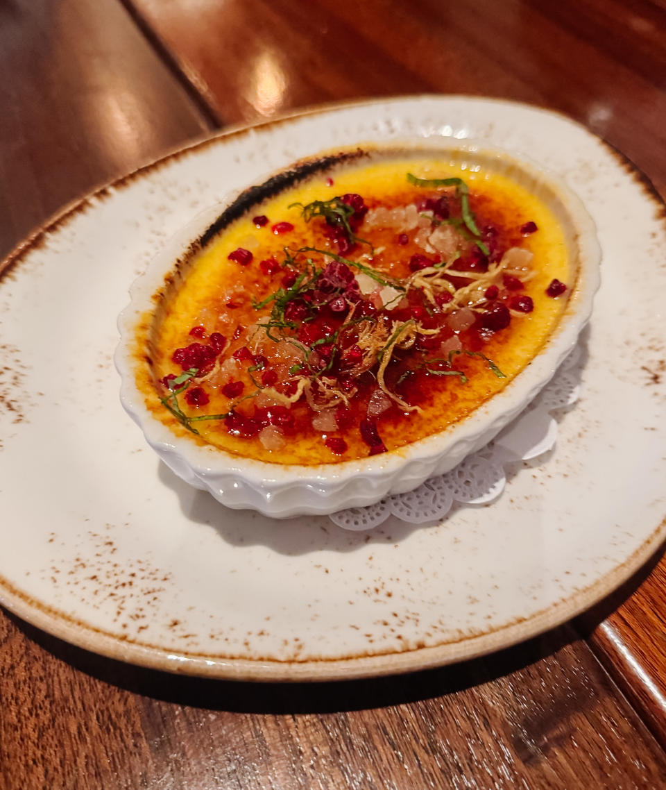 Ginger Crème Brûlée in Saffron, New Orleans, Louisiana