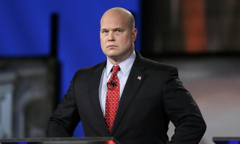 Matt Whitaker in 2014. That year he finished fourth in a Republican primary for United States Senate.