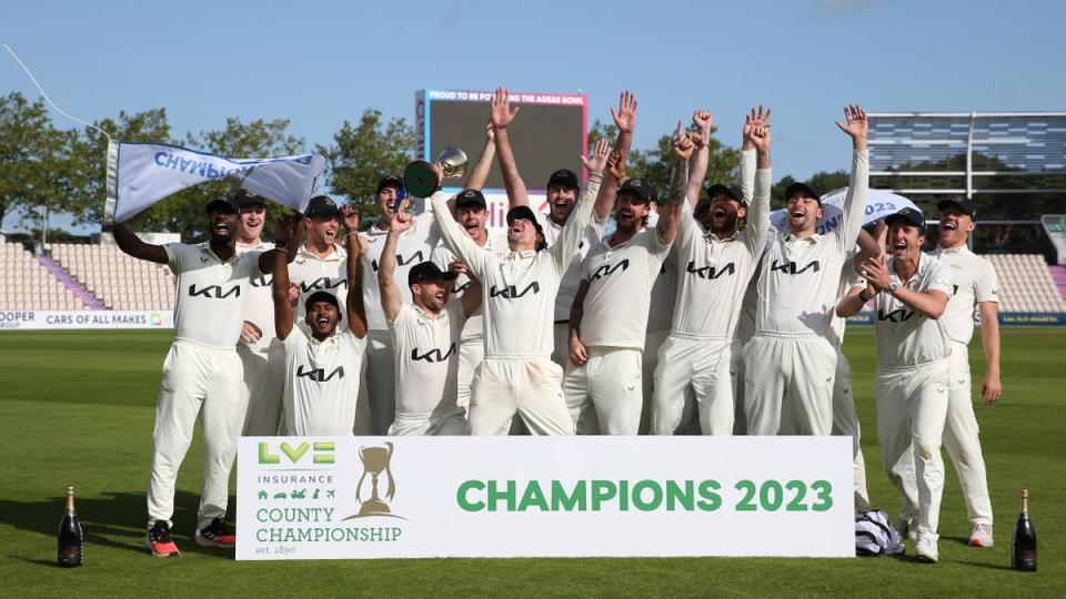 Surrey were the County Championship winners in 2023 (Getty Images for Surrey CCC)