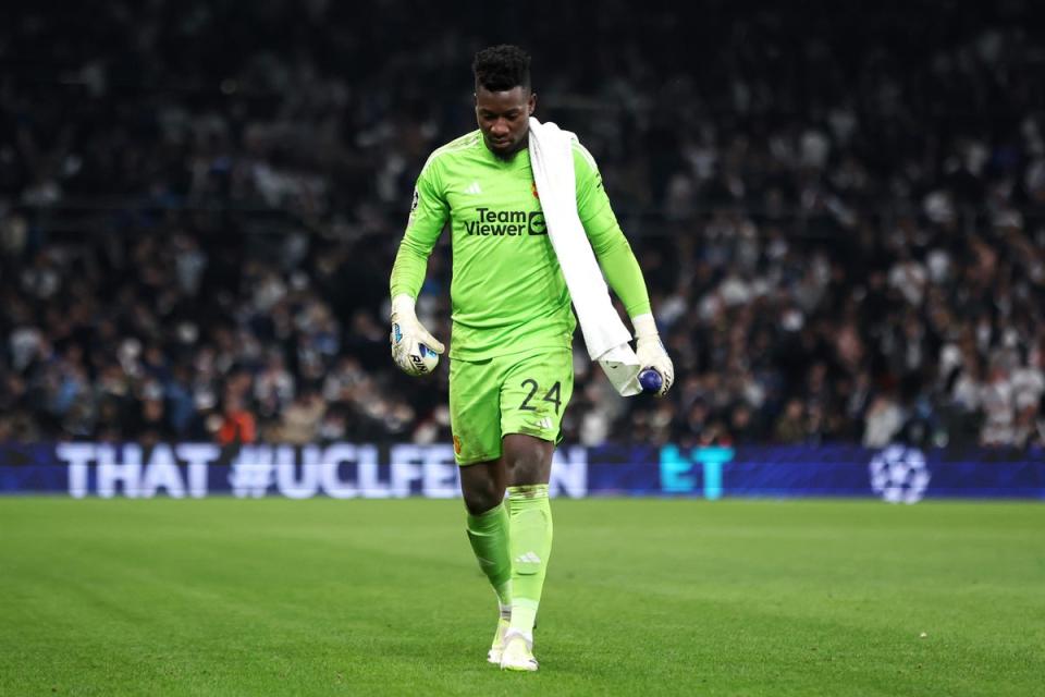 Andre Onana has struggled since arriving at Manchester United  (Getty Images)