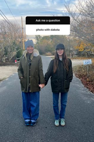 <p>Gwyneth Paltrow Instagram</p> Gwyneth Paltrow and Dakota Johnson