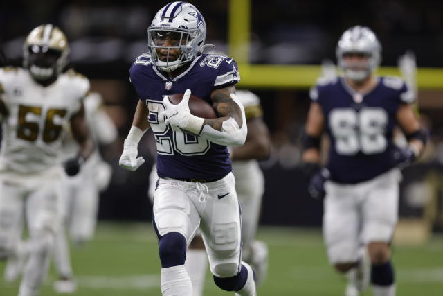 Speedy Tony Pollard burns Saints on 58-yard run for Dallas TD