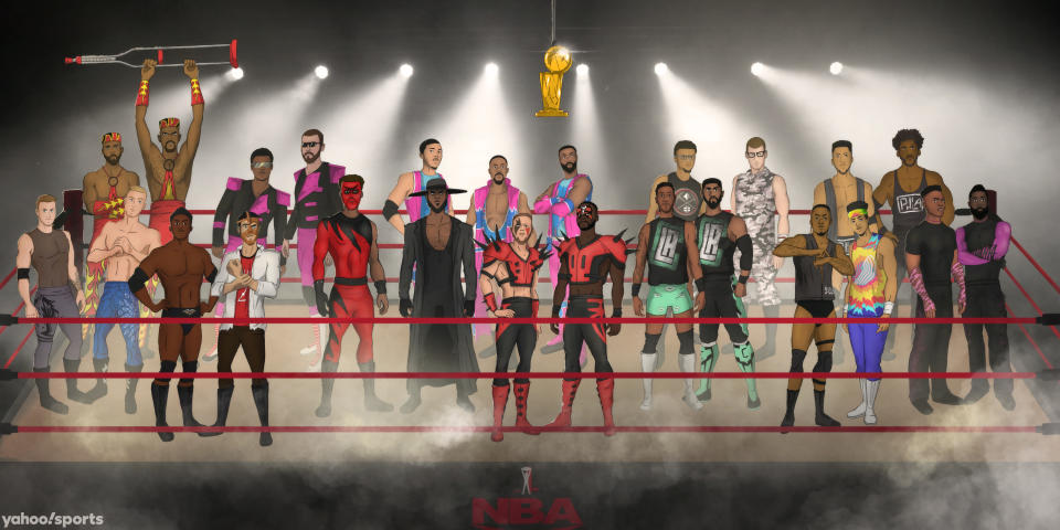 Here are the re-imagined NBA pairings as classic WWE tag teams as they get ready to rumble for the Larry O’Brien Trophy.