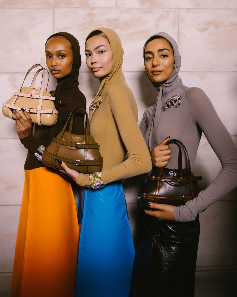 backstage at tory burch fall 2024