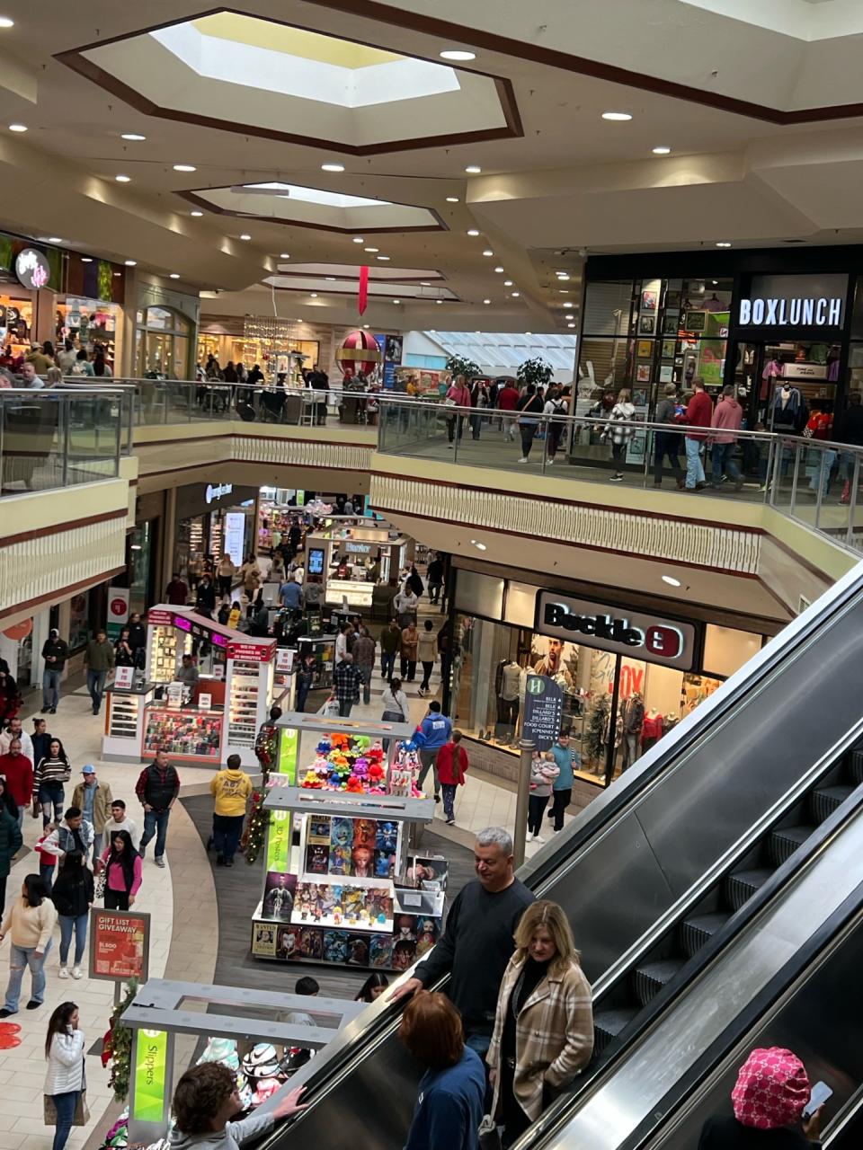 The scene on Saturday at Hamilton Place mall in Chattanooga, Tenn., owned by CBL Properties.
