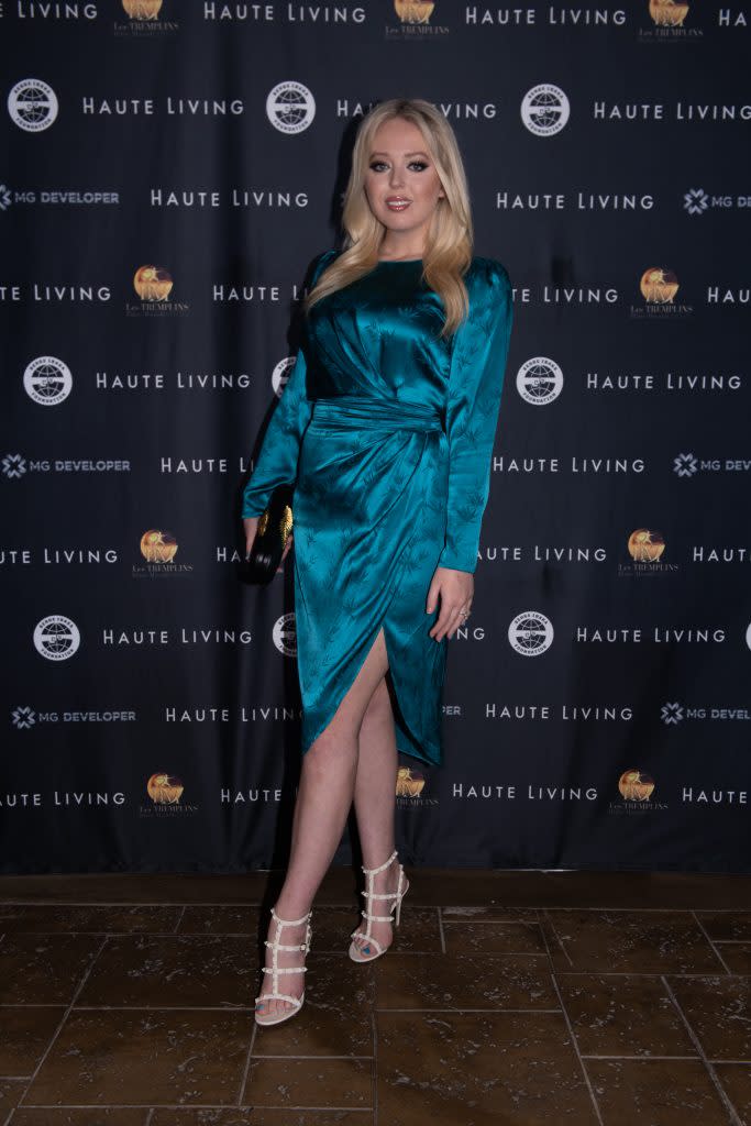 Tiffany Trump arrives at the Haute Living charity event with Blaise Matuidi in Miami, Florida on June 4, 2021. - Credit: Romain Maurice / SplashNews.com