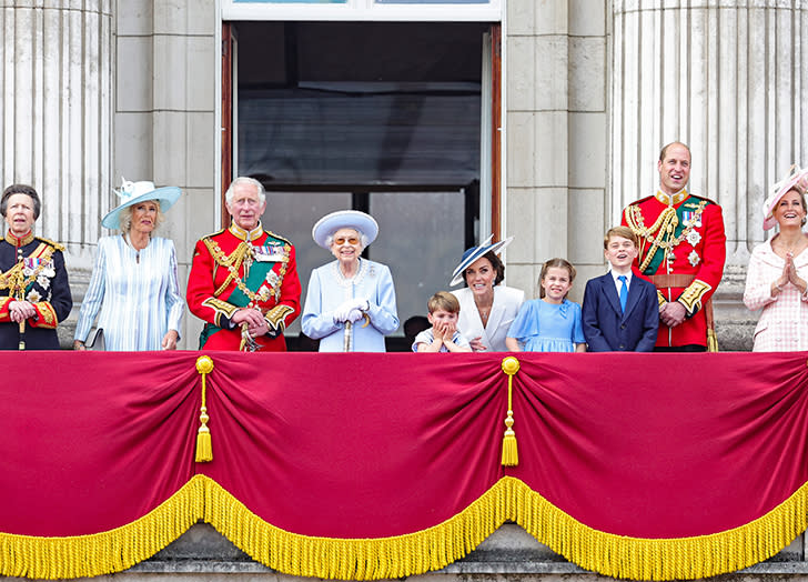 The Royal Family Just Appeared on the Balcony for Trooping the Colour