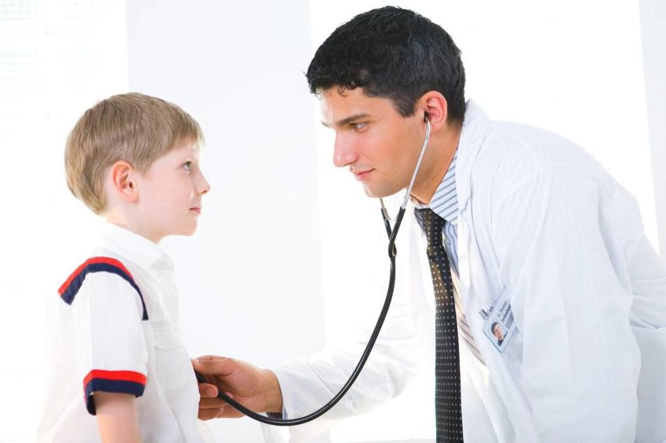 Pediatricians are urging parents to bring their children to doctor’s offices for check ups and routine vaccinations during the coronavirus pandemic. Jupiterimages/www.jupiterimages.com