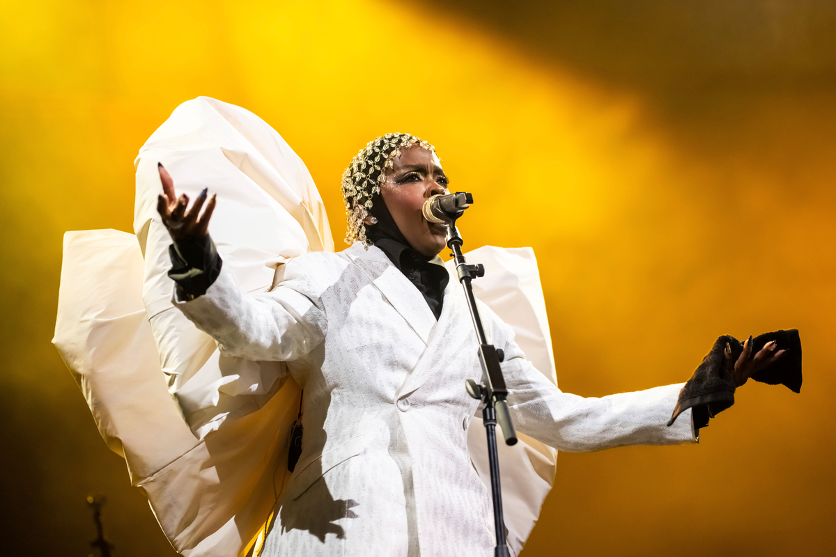 Lauryn Hill performing in October at Barclays Center in New York (Charles Sykes/Invision/AP)