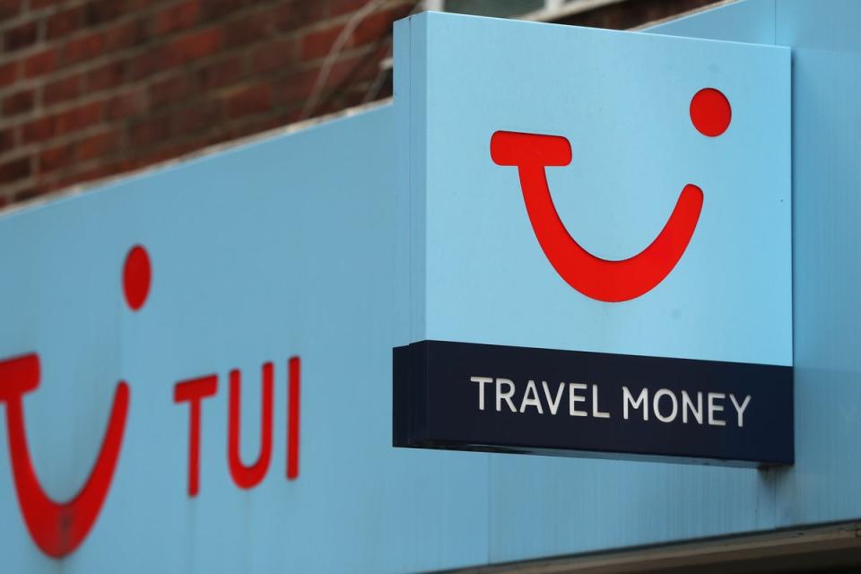 TUI confirmed that a component on one of its aircraft supplied by AOG Technics has been removed (PA)