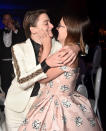 <p>So much for it being a school night. <em>Stranger Things</em> co-stars and real-life pals Noah Schnapp and Millie Bobby Brown goofed around at the Governors Ball. Photo: Alberto E. Rodriguez/Getty Images </p>