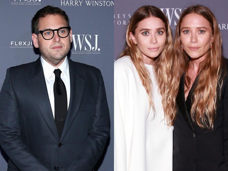 jonah hill marykate and ashley olsen