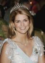 <p>Princess Madeleine, before her days as a brunette, attended the Nobel Foundation Prize with her family in Stockholm.</p>