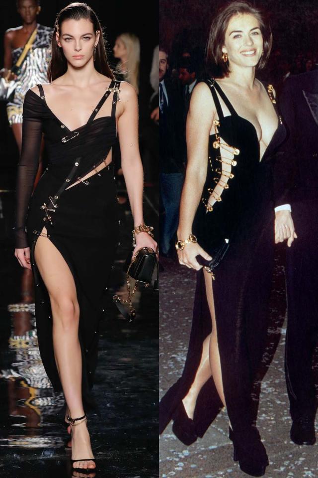 Versace Recreated Two Of Its Most Iconic Red Carpet Dresses