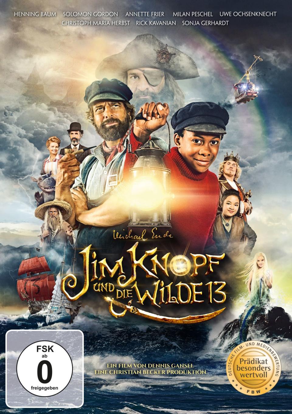 "Jim Knopf und Die Wilde 13" ist die aufwendige Verfilmung des gleichnamigen Klassikers von Michael Ende. (Bild: 2020 RAT PACK FILMPRODUKTION GMBH / JM FILMPRODUKTION GMBH / WARNER BROS. ENTERTAINMENT GMBH )