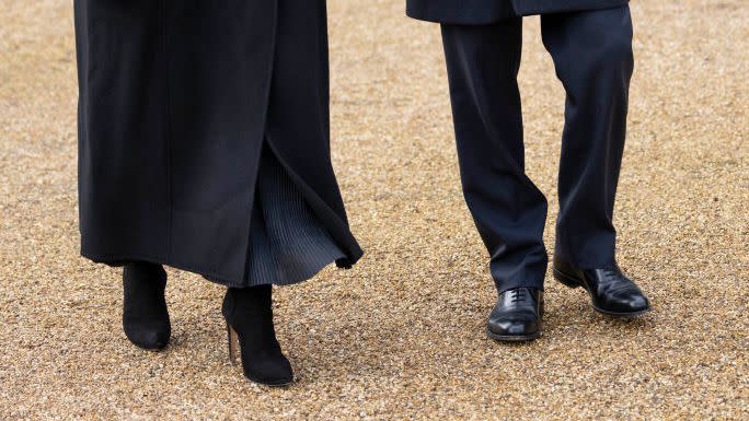 the british royal family attend the christmas morning service