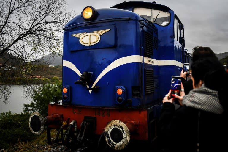 The train was taken out of a Portuguese museum and given a one-million-euro ($1.2 million) restoration in 2010