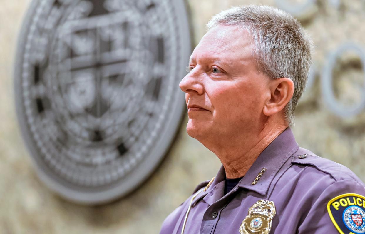 Retiring Oklahoma City Police Chief Wade Gourley